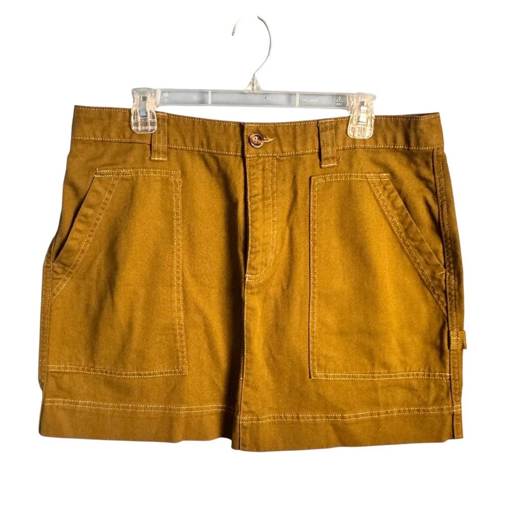 Old Navy Utility Carpenter Skirt Gorpcore Quiet Luxury Minimalist Safari Chic 14